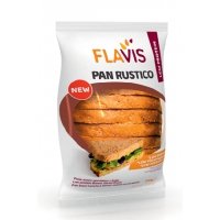 Тёмный нарезанный хлеб с низким содержанием белка 400г (Pan Rustico) Mevalia