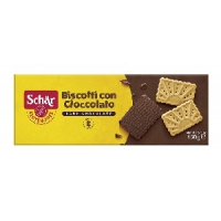 Печенье с шоколадом (Biscotti con cioccolato) без глютена, 150 гр.Schar АКЦИЯ