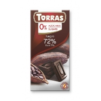 Горький шоколад 72% тм TORRAS 75 гр Испания